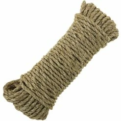 Wholesale 🎁 PrimeMatik Corde torsadée en sisal 3 torons 20 m x 6 mm naturel 🎉