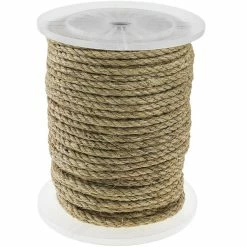 Deals 💯 PrimeMatik Corde torsadée en sisal 3 torons 100 m x 10 mm naturel ❤️