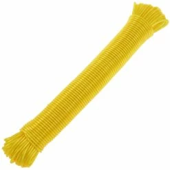Outlet ⌛ PrimeMatik Corde à linge PVC avec âme en polypropylène 30 m x 3 mm jaune 🔥