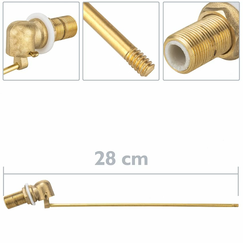 Hot Sale 🤩 PrimeMatik Robinet à flotteur pour fermer et remplir le réservoir 3/8 " 🌟 2 Hot Sale 🤩 PrimeMatik Robinet à flotteur pour fermer et remplir le réservoir 3/8 " 🌟 – Image 2