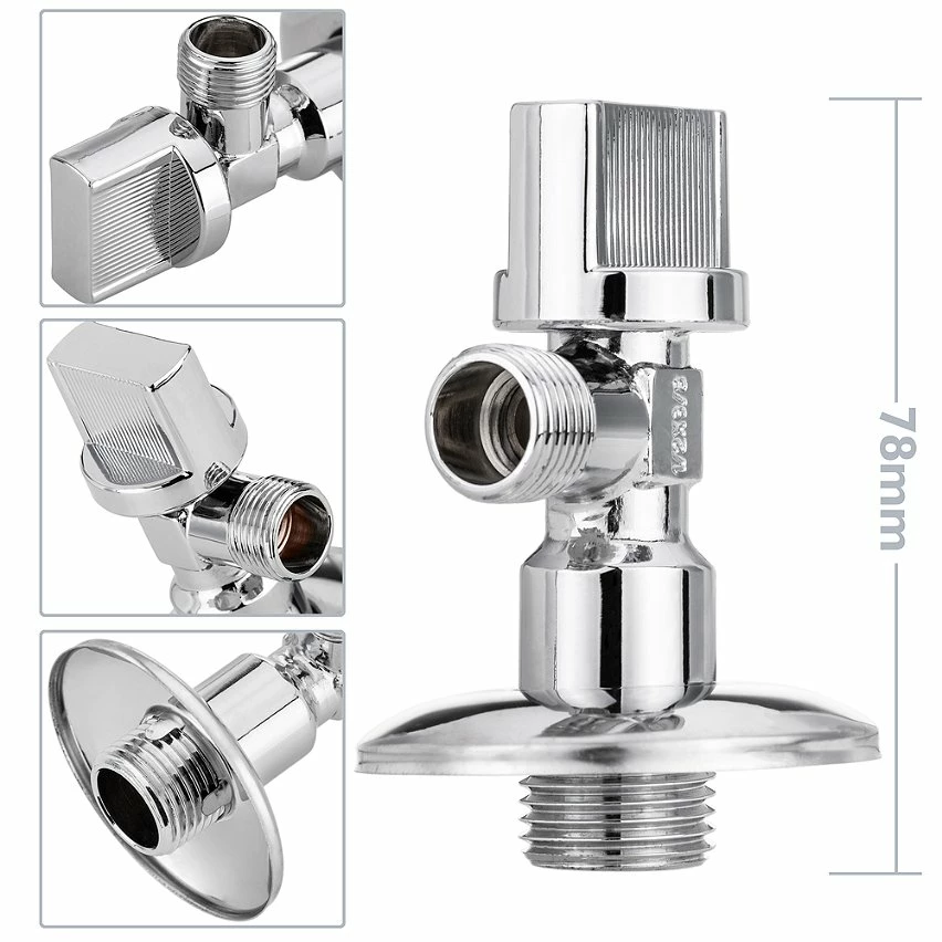 Flash Sale ⌛ PrimeMatik 1/2 "- 1/2" square cistern stopcock chrome 🧨 2 Flash Sale ⌛ PrimeMatik 1/2 "- 1/2" square cistern stopcock chrome 🧨 – Image 2