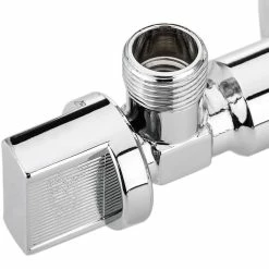 Flash Sale ⌛ PrimeMatik 1/2 "- 1/2" square cistern stopcock chrome 🧨 10 Flash Sale ⌛ PrimeMatik 1/2 "- 1/2" square cistern stopcock chrome 🧨 -Pas Cher Facom Magasin 8434852220002 4