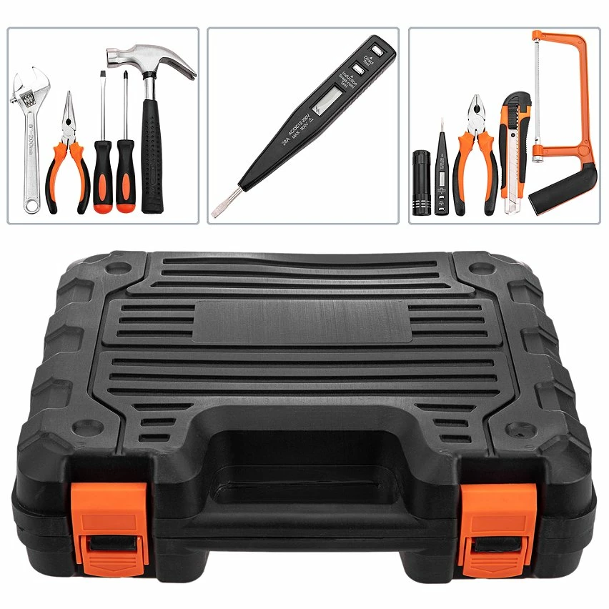 Cheap 💯 PrimeMatik Jeu d'outils de base de 12 pièces. Tournevis, pinces, marteau, ruban à mesurer, etc. 🎉 2 Cheap 💯 PrimeMatik Jeu d'outils de base de 12 pièces. Tournevis, pinces, marteau, ruban à mesurer, etc. 🎉 – Image 2