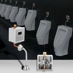 Cheap 🔥 PrimeMatik Robinet de chasse automatique infrarouge pour WC avec entrée d'eau verticale 🌟 -Pas Cher Facom Magasin 8434852226615 4