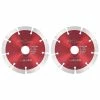 Budget 🤩 vidaXL Disques de coupe diamantés 2 pcs Acier 125 mm 🧨