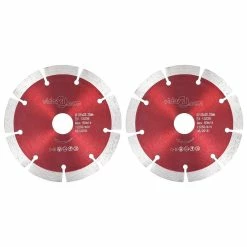 Budget 🤩 vidaXL Disques de coupe diamantés 2 pcs Acier 125 mm 🧨