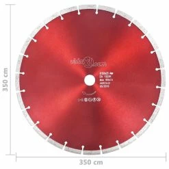 Hot Sale ✨ vidaXL Disque de coupe diamanté Acier 350 mm ❤️ -Pas Cher Facom Magasin 8718475718512 3