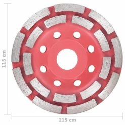 Flash Sale 🛒 vidaXL Disque de broyage diamanté à double ligne 115 mm ⌛ -Pas Cher Facom Magasin 8718475718567 4
