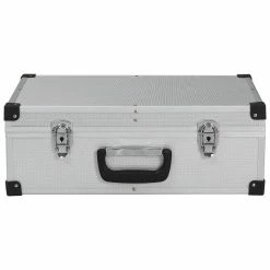 Wholesale ⭐ vidaXL Valise à outils 46 x 33 x 16 cm Argenté Aluminium 🎉 -Pas Cher Facom Magasin 8718475730101 4