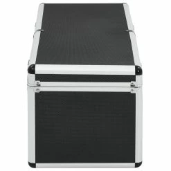 Deals ✔️ vidaXL Boîtes de rangement 2 pcs Noir Aluminium 😉 -Pas Cher Facom Magasin 8718475730156 4