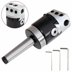 New 🎉 vidaXL Tête d'alésage 50 mm et tige de perçage MT2 de fraisage à tour 💯