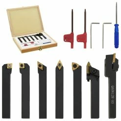Coupon ✨ vidaXL Jeu d’outils de tournage indexables 12 pcs 8x8 mm 70 mm 🥰