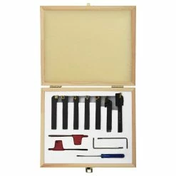 Coupon ✨ vidaXL Jeu d’outils de tournage indexables 12 pcs 8x8 mm 70 mm 🥰 -Pas Cher Facom Magasin 8720286025307 3