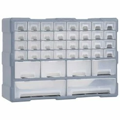 Deals ⌛ vidaXL Organisateur multi-tiroirs avec 40 tiroirs 52x16x37,5 cm ⭐