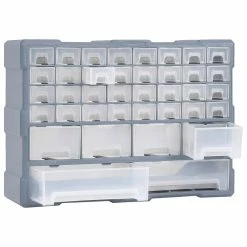 Deals ⌛ vidaXL Organisateur multi-tiroirs avec 40 tiroirs 52x16x37,5 cm ⭐ -Pas Cher Facom Magasin 8720286058725 3