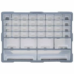 Deals ⌛ vidaXL Organisateur multi-tiroirs avec 40 tiroirs 52x16x37,5 cm ⭐ -Pas Cher Facom Magasin 8720286058725 4