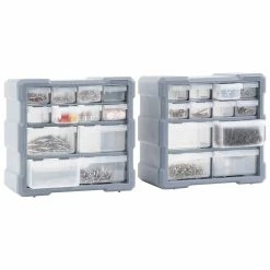 Buy ❤️ vidaXL Organisateurs multi-tiroirs avec 12 tiroirs 2 pcs 26,5x16x26 cm 👏 7 Buy ❤️ vidaXL Organisateurs multi-tiroirs avec 12 tiroirs 2 pcs 26,5x16x26 cm 👏 -Pas Cher Facom Magasin 8720286058763 4