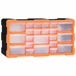 Flash Sale 🎁 vidaXL Organisateur multi-tiroirs avec 22 tiroirs 49x16x25,5 cm 🔥