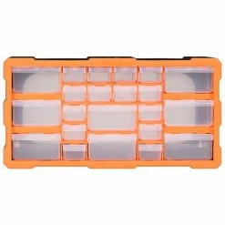 Flash Sale 🎁 vidaXL Organisateur multi-tiroirs avec 22 tiroirs 49x16x25,5 cm 🔥 -Pas Cher Facom Magasin 8720286058770 3