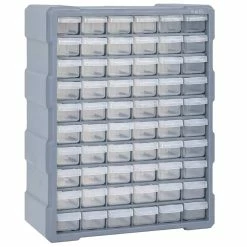 Deals 🎁 vidaXL Organisateur multi-tiroirs avec 60 tiroirs 38x16x47,5 cm 👏
