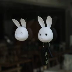 Outlet 🔔 Qualy Design Accroche clés Lapin 🔥 -Pas Cher Facom Magasin 8858782109846 4